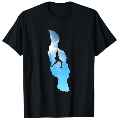 Ropa de escalada en roca Diseño de escalada para hombres - Camiseta