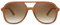 SOJOS Sonnenbrille Herren Damen Retro, Vintage Polarisiert Verspiegelt Groß Eckig 70er Jahre Rechteckig Unisex UV400 Schutz Brille SJ2174, Dunkelbraun/Gradient Braun