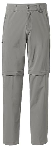 VAUDE Wanderhose Herren Farley Stretch Zip-Off Pants II, Wasserabweisende Herren Wanderhose Zip Off, atmungsaktive Trekkinghose mit Hosenbund, komfortabel & schnelltrocknend