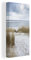 MuchoWow Leinwand Bilder, Einzigartige Wanddeko mit Rahmen, Nordsee - Dünen - Wasser, Wandbilder Wohnzimmer, Deko Schlafzimmer 40x80 cm