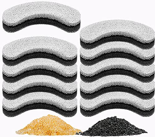 WECATION Cat Water Fountain Filter Replacement for Npet Fountain WF050 and WF100 Filter, 10 Pack