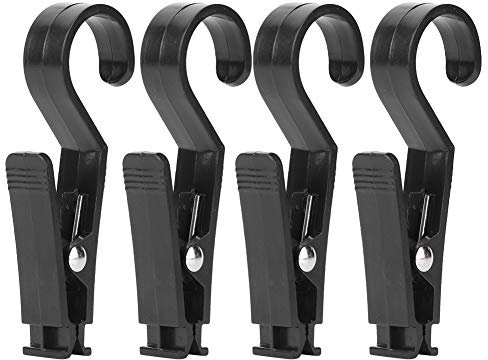 Niiyen Tarp Clips Heavy Duty Clips Clamp Tarp Clips Awning Clamp 4 Stück Zelt Tarp Hook Clips Mehrzweck tragbare Hänge Haken Clip für Outdoor-Aktivitäten