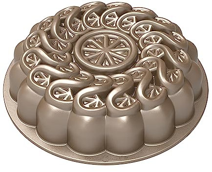 Nordic Ware Citrus Twist Pan, 8-Cup Capacity, Toffee
