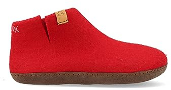 Tofvel Mula Wollfilz-Pantoffel Red
