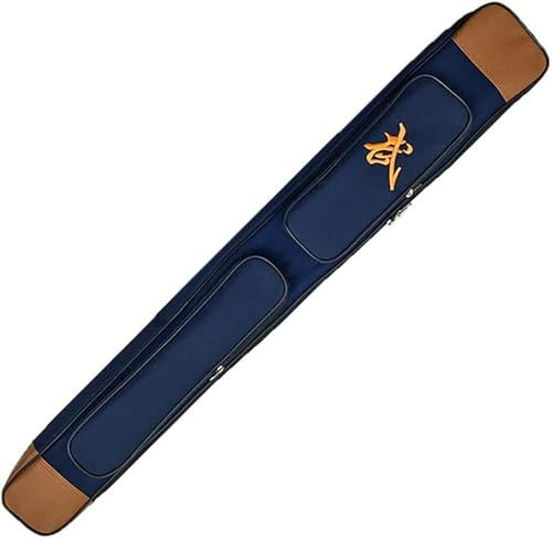 Fechtschwerttasche, Schwertetui, Schwerttasche, Schwerttasche, einlagig, Kampfsport, Schwert, Waffe, Schwerttasche, multifunktionale Tasche, Trageriemen – blau, einlagig, 109 cm ( Color : Single Layer