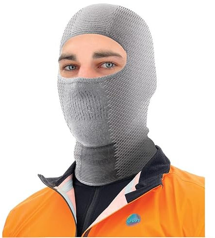 UYN Second Life Reclava Balaclava Grau - Recycelte atmungsaktive Sturmhaube, Größe Gr. 2 - Farbe Grey Melange