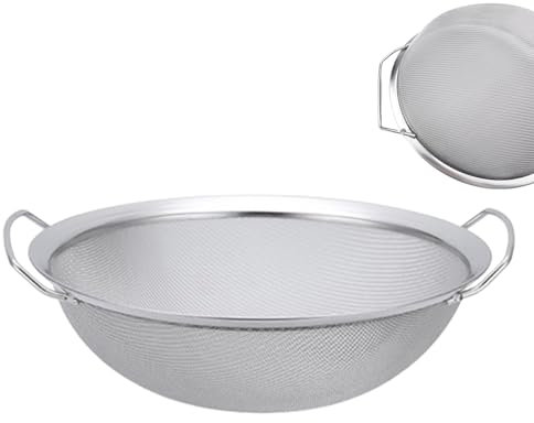 Feinmaschiges Sieb, Farbeimer, Farbeimer, Farbfilter aus Edelstahl 60, Trichterfilter mit Griff, Farbsieb aus rostfreiem Stahl