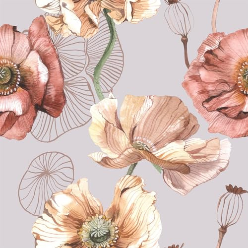 20 Servietten Blumen Klassische Blüten Vintage als Tischdeko. Papierservietten mit Motiv. Auch für Decoupage und Serviettentechnik 33x33cm