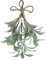 Mistelzweige, schneebedeckte künstliche Hängepflanzen, langlebige Kunstpflanzen, wunderschöne künstliche Cranny, langlebige Baum-Deko-Pflanzen, lichtechte Mistel
