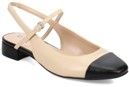Unisa Donna Sadria Pump, Nude/Nero, 37 EU