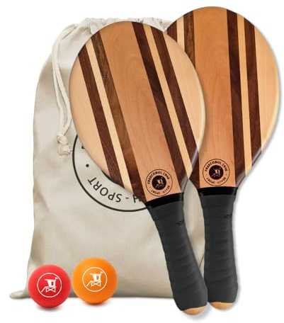 Frescobol Premium Classic Black Beach Racket