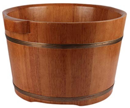UYDJAKX Fußbad, Holzfass, Fußbad, Whirlpool, Holzeimer für Pediküre, Fußbecken für Erwachsene, Fußbadeeimer, Fußwanne zum Einweichen der Füße. Präsentieren Sie Ihre Vision Star of Light