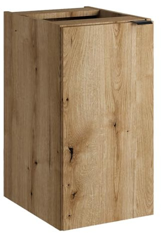 Lomadox Badezimmer Unterschrank 30cm, Eiche, geringe Tiefe (39cm)
