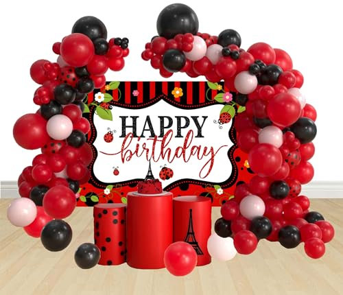 Geburtstag Ladygirl Luftballons Dekoration Ladygirl Foto Hintergrund Kindergeburtstag Partyzubehör