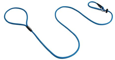 Dog & Field Signature Slip Lead for Dogs,Royal Blue. 1.25m Lightweight Slip Leash, with Sliding Rubber Stopper for Training - No Collar or Harness Needed (Royal Blue)