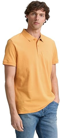 TOM TAILOR Herren 1031006 Poloshirt, 37103 - Peachy Orange, 3XL
