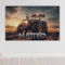 timalo® Cooles Traktor Poster personalisiert mit Namen | Bild für die Wand | Wandbild für Kinder Jungen mit Trekker Kinderzimmer Deko | child21-B42xH30cm