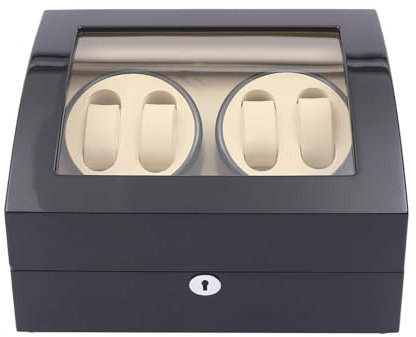 4+6 Uhren Beweger Uhrenbeweger, Holz Automatisch Vitrine Watch Winder Uhrenbox Uhren Aufbewahrungsboxen Display-Boxen, für Geschäfte Märkte