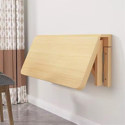Rivorne Wall Mount Table,fold Down Desk Wall Mounted,folding Table Wall Mounted,Space-saving Foldable Study,computer Table,For Study, Bedroom Or Balcony.(50 * 30cm)
