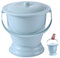 Urinoir portable, pot de chambre, urinoir de chevet portable avec couvercle et poignée, seau à commode de capacité à forte capacité, seau en plastique pour les personnes âgées enceintes, seau de comm