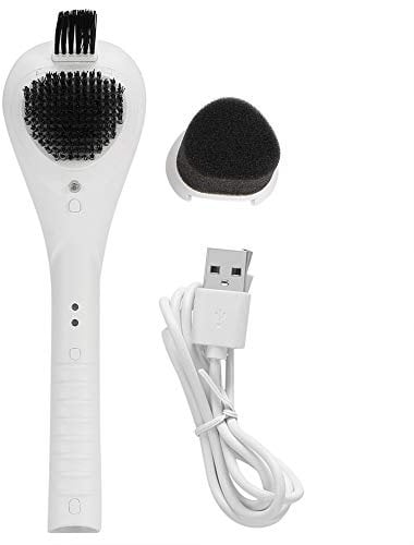 Vomeko Shoe Brush,Leather Shoes Cleaner Brush,Ultrasonic Shoe Brush,Multi Functional USB Rechargeable Ultrasonic Electric Shoe Brushing Device,2 Speed Adjustment