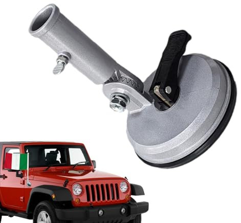 jamgeery Ventouse pour mât de drapeau de voiture, support de drapeau à ventouse,Support de drapeau de voiture - Support de drapeau pour camping-car, support de montage pour mât de drapeau à angle