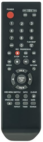 Allimity 00051B AK59-00051B Replacement Remote Replacement for Samsung DVD VCR Player DVD-V6700/DVD DVD-V6700/VCR DVD-V6700