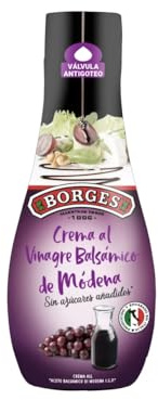 Borges - Crema balsámica, sabor frambuesa, 250 g, 6 unidades