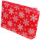 UTHCLO 10 Stück Geschenkverpackungsbeutel Weihnachtsplätzchenverpackung Schneeflocken-Papiertüte Leckerlibeutel mit Schneeflocken Schneeflocken-Schneemann-Tasche Ldpe rot
