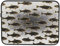 Pesci Nero Grigio Laptop Sleeve Case Notebook Computer Borsa Tablet Valigetta Borsa per Lavoro 12 Pollici