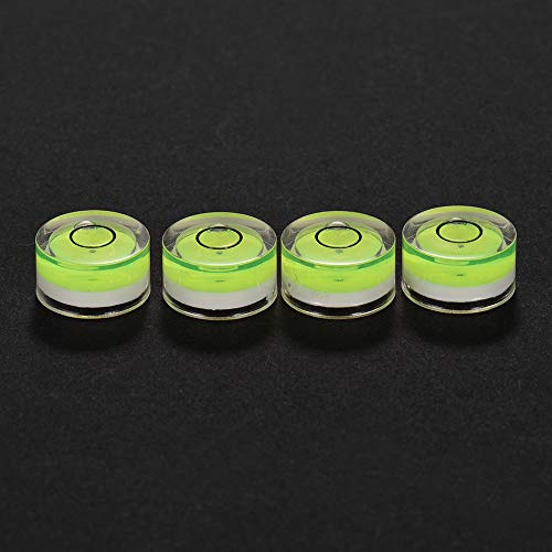 Mtlavish Präzisions Wasserwaage Bubble für Plattenspieler Headshell Turntable Messwerkzeug mit klarer grüner Flüssigkeit für exakte Ausrichtung von Tonarm, Cartridge und Phonograph – universelles Ausr