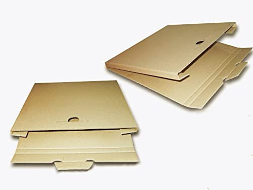 100 LP Versand Kartons 325x325x20 mm für 3-6 Vinyl Schallplatten 12 inch dimapax