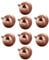 G Decor Copper Hammered Door Knobs, Vintage, Shabby Chic, Interior Furniture, Cabinet Cupboard Drawers Pulls Handles (8-Pack)