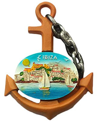 3D Ibiza Spanien Kühlschrankmagnet Ankerform Reiseaufkleber Souvenir Zuhause & Küche Dekoration Spanien Kühlschrankmagnet