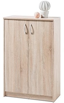 möbelando Kommode Beistellschrank Anrichte Standschrank Holzkommode Schrank Olli II Sonoma-Eiche