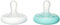 Tommee Tippee Breast-Like Soother, Skin-Like Texture, Symmetrical Orthodontic Design, BPA-Free, 6-18m, Pack of 2 Dummies
