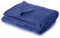 Dreamscene Sofa Throw Blanket, Soft Cosy Warm Honeycomb Waffle Fluffy Fleece Blankets for Bed Double Bed Throws Faux Fur Navy Blue Throw for Sofa, 150 x 200cm
