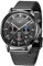 LIGE Herren Uhren Armbanduhr Herren Mode wasserdichte Chronograph Sport Quarz Uhr für Mann Business Kleid mit Schwarzem Edelstahlgewebe