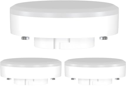 ledscom.de 3x GX53 LED Leuchtmittel, weiß (4100 K), 10,9 W, 1212lm, 115°, matt