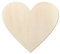 Herz aus Holz Typ4 - Herzform - Ideal als Herz Deko zur Hochzeit - zum selberbemalen (561x500 mm)