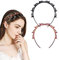 TYOREW Doppelter Pony-Frisuren-Haarnadel, 2 Stück Haarnadel-Stirnbänder, Twist-and-Clip-Stirnband/koreanisches geflochtenes Stirnband/Haarnadel-Haarband/DIY-Haarband rutschfest/doppellagiges Twist-Zop