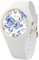 Ice-Watch - ICE blue White porcelain - Weiße Damenuhr mit Silikonarmband - 019227 (Medium)