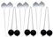 SM SunniMix Ladder Ball Toss Game family and outdoor Replacement Ladder Balls Golf Balls, Black and White