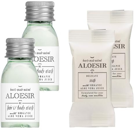 Hotel Set Aloesir Shampoo&Duschgel 300 Stk. und Seife 300 Stk.