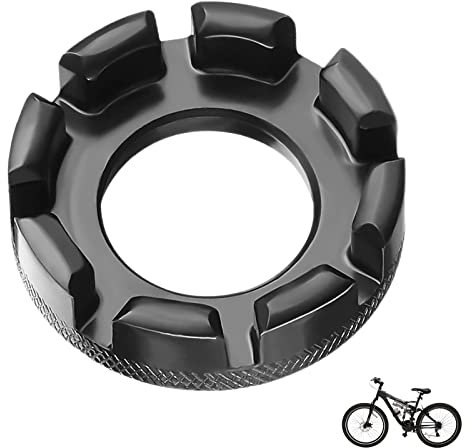 HXHWKEN Speichenschlüssel Speichenspanner Fahrrad Universal Spoke Nippelspanner für Zentrieren Reparieren, 6 Größen 10-15 Gauge, Schwarz