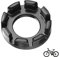 HXHWKEN Speichenschlüssel Speichenspanner Fahrrad Universal Spoke Nippelspanner für Zentrieren Reparieren, 6 Größen 10-15 Gauge, Schwarz