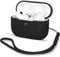 AOTUAO Kompatibel mit AirPods Pro 2 Hülle Case, Silikon Stoßfeste Schutzhülle für AirPods Pro 2. Generation 2022 Case Cover mit Silikon Lanyard, Front-LED Sichtbar, Schwarz