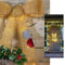 DbKW LED Outdoor Türschleife XXL 36 x 57 cm Batteriebetrieben Weihnachtsdekoration Weihnachtsbeleuchtung Schleife (Silber)