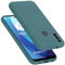 cadorabo Coque Compatible avec Motorola Moto E20 / E30 / E40, Étui Housse en Silicone- Coque pour Moto E20 / E30 / E40- Protection Antichoc, Anti-Empreintes- TPU Housse - Mat Liquid Green