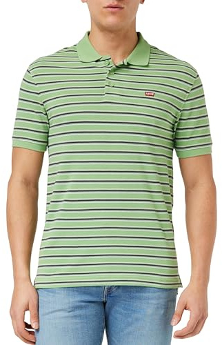 Levi's Housemark Polo Camiseta, Hopscotch Stripe ASP, XS Hombre